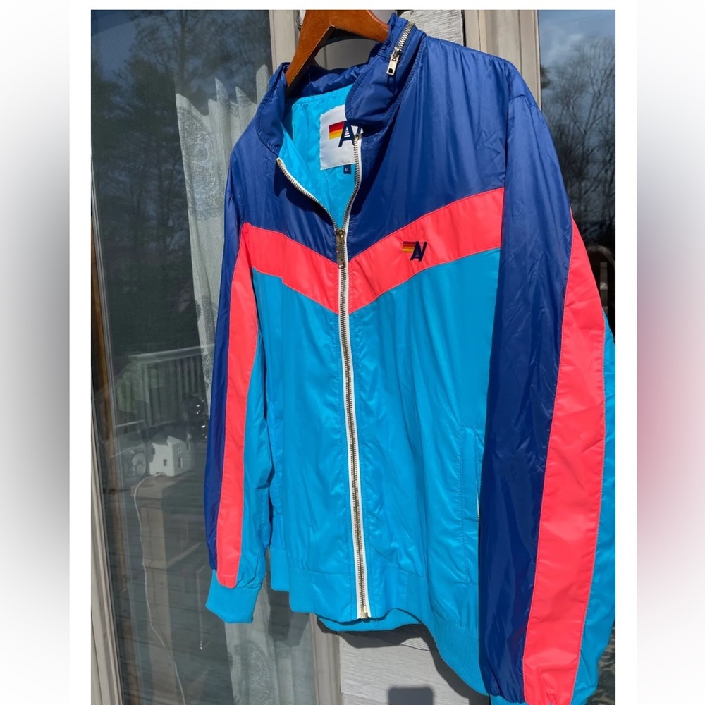 NEW Aviator Nation Men’s Olympian Jacket Windbreaker XL